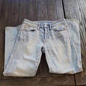 American Eagle Athletic Fit Light Wash Denim Jeans